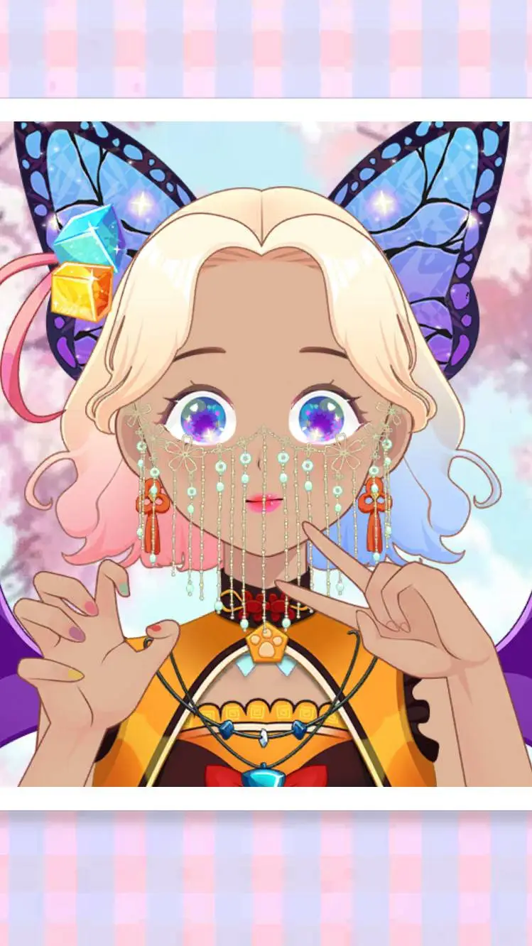 ai character: Amie  background