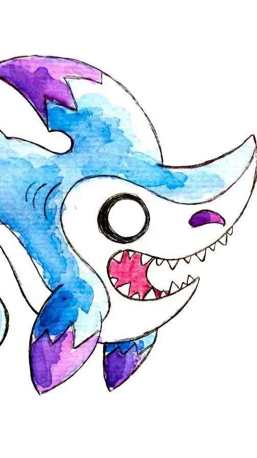 ai character: mha ghost aquarium background
