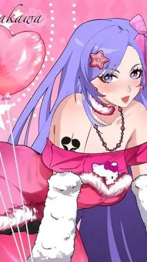 ai character: pinki  background