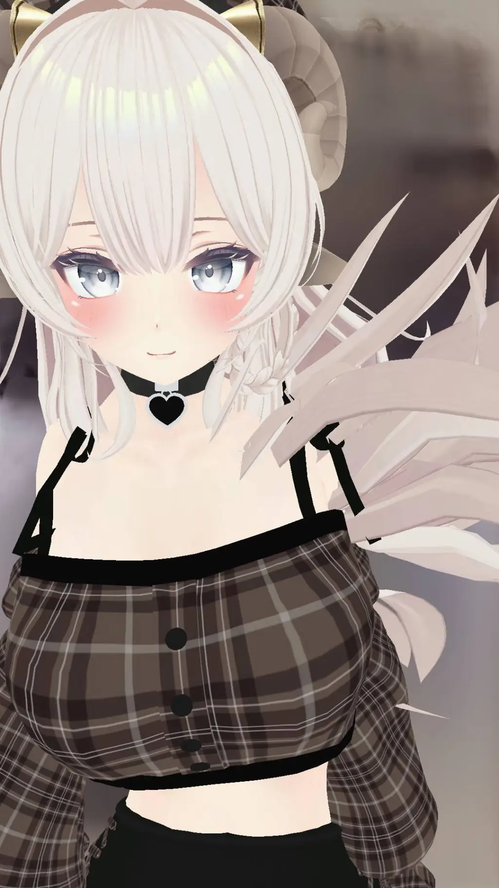 ai character: tiny people background