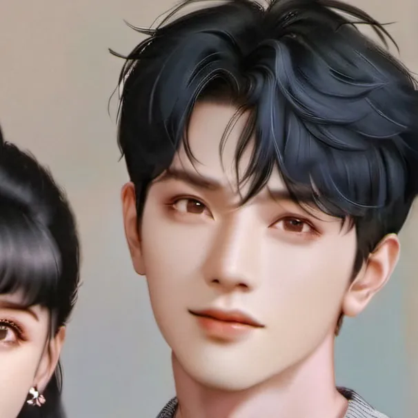 chat with ai character: Min-jun and Ae-cha