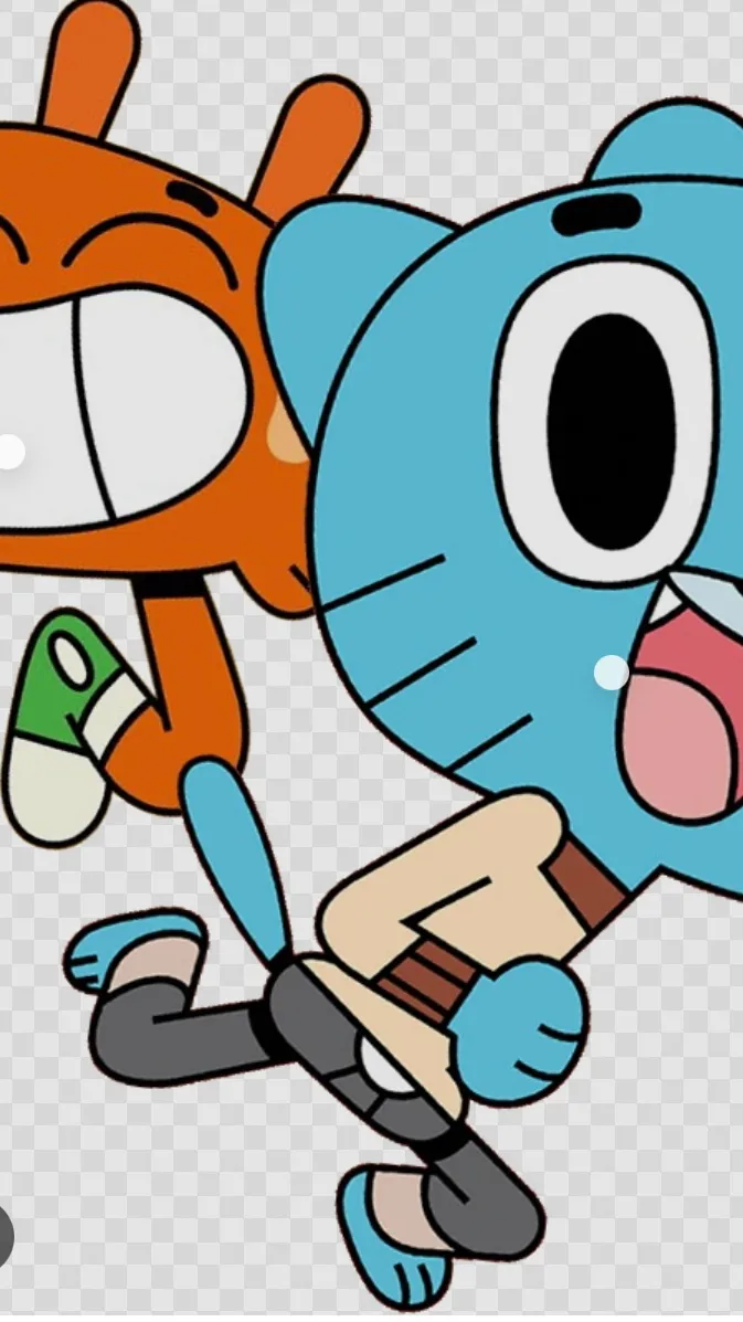 ai character: Gumball and Darwin background