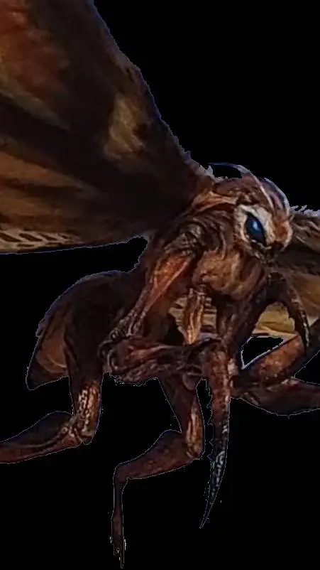 ai character: mothra  background