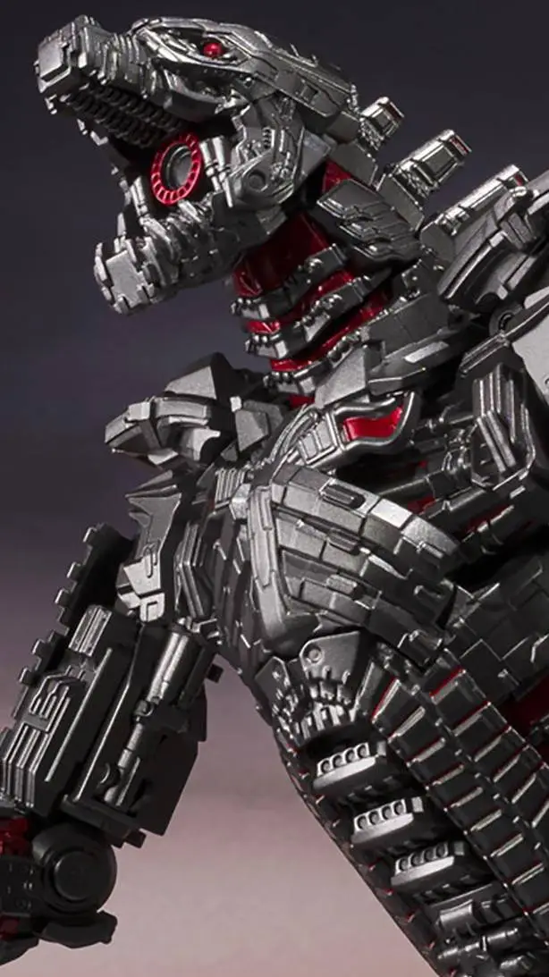 ai character: mechagodzilla  background