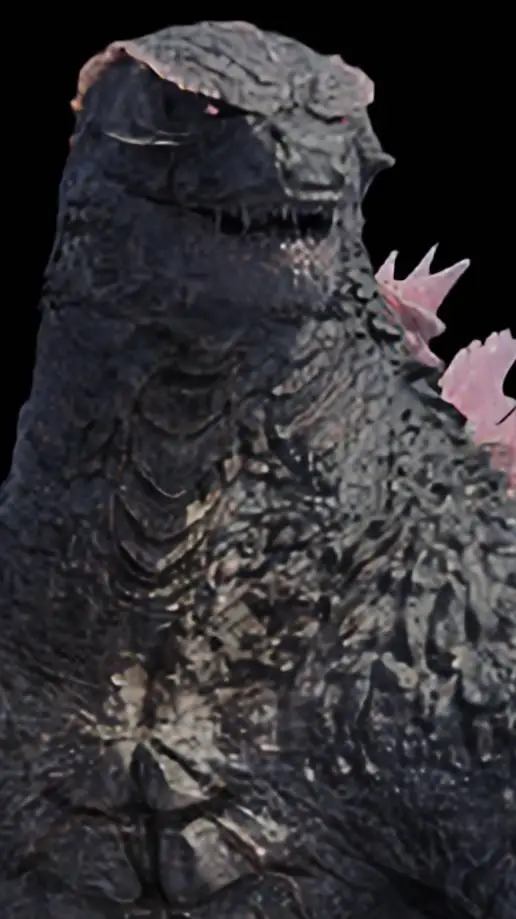 ai character: younger godzilla background