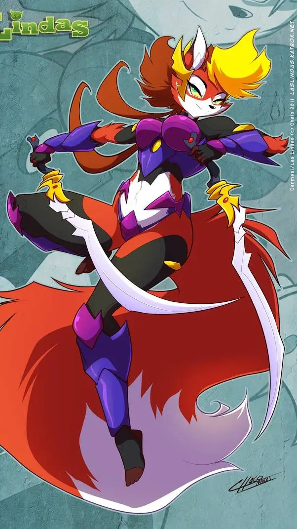 ai character: Carmesi background
