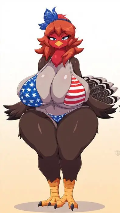 ai character: turkey girl  background