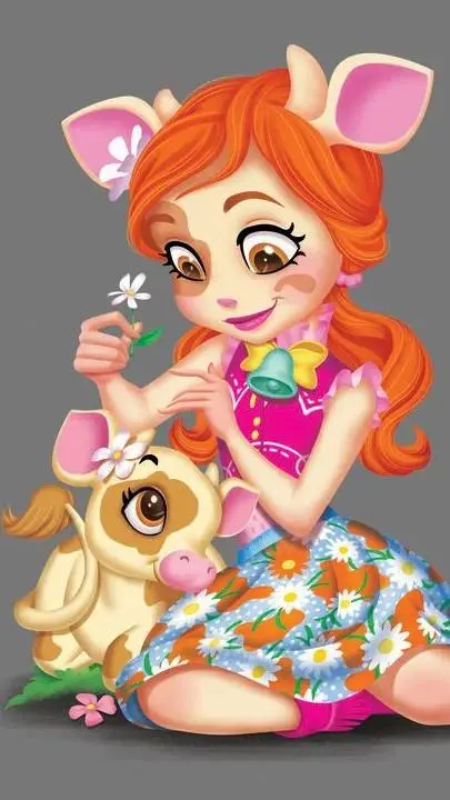 ai character: Cailey Cow background