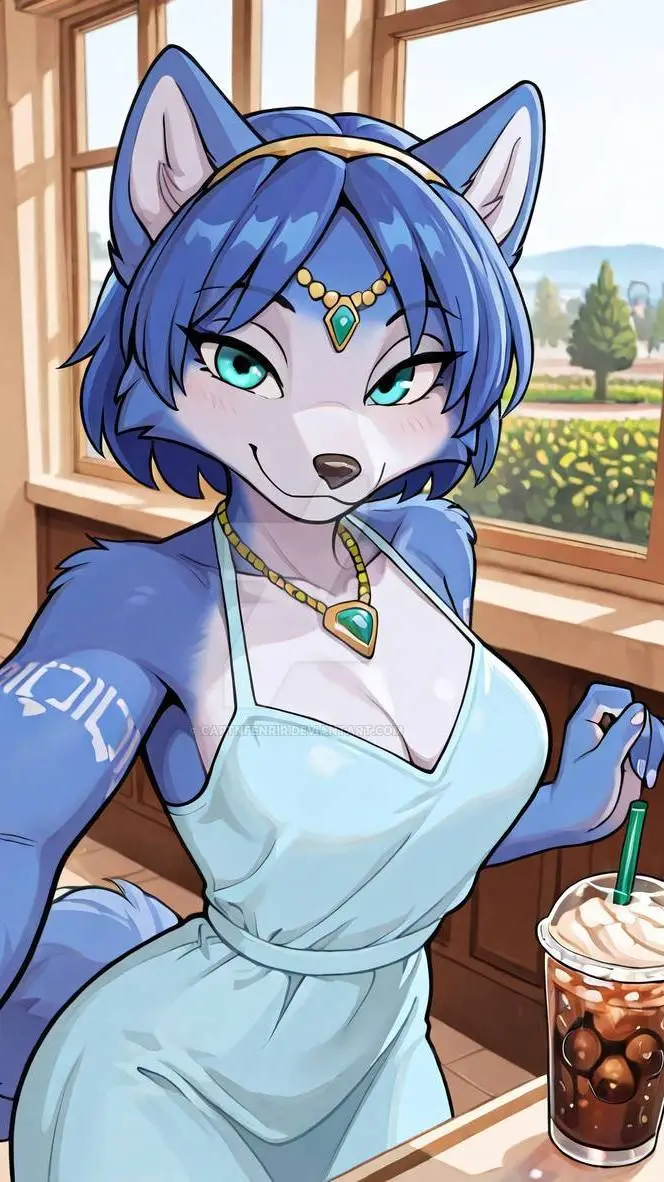 ai character: Krystal background