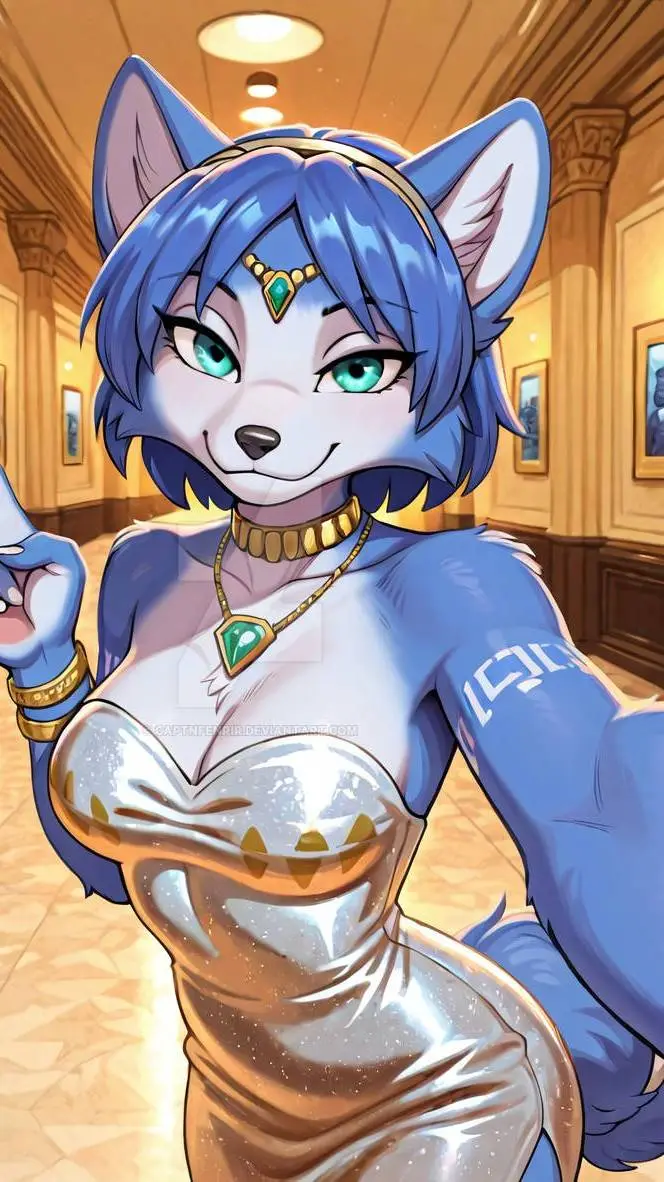 ai character: krystal  background