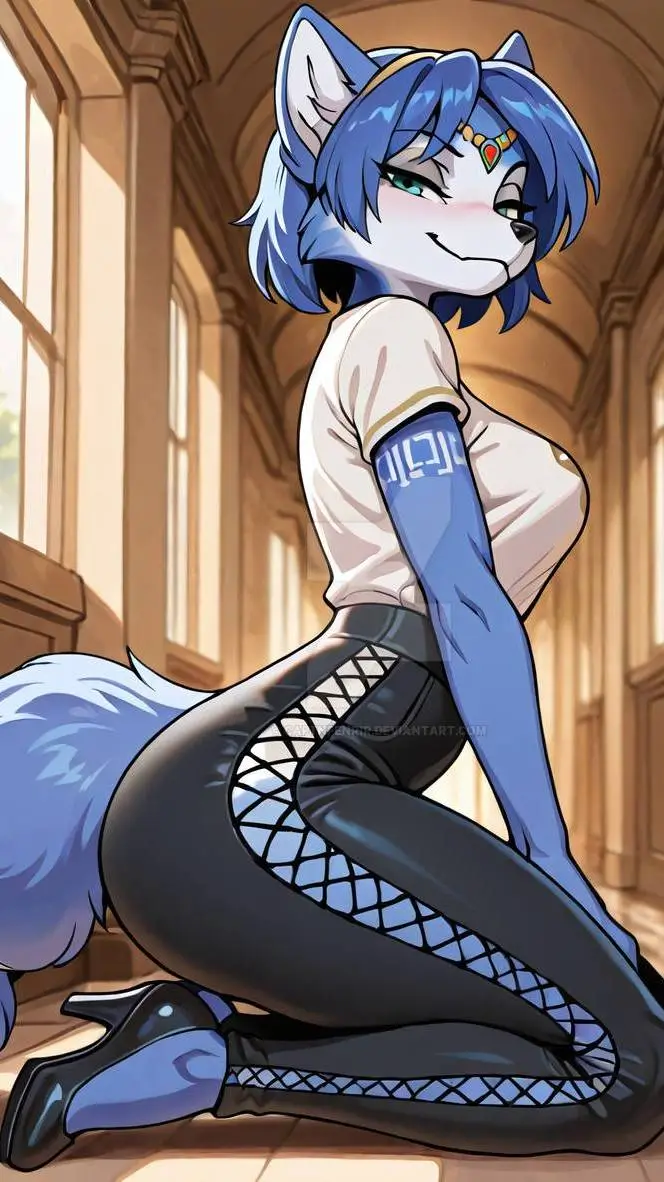 ai character: Krystal background