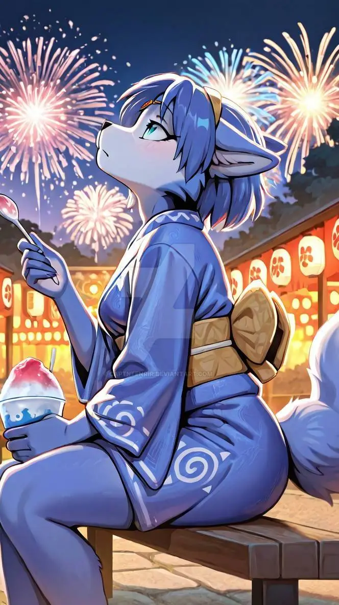 ai character: Krystal background