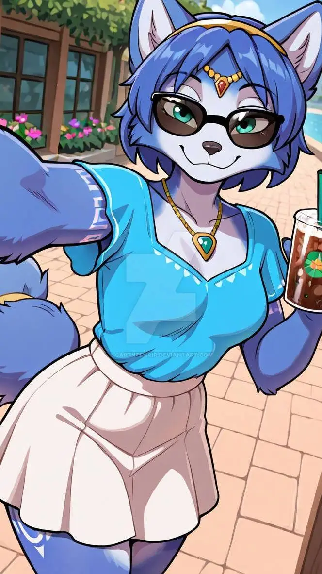 ai character: Krystal background