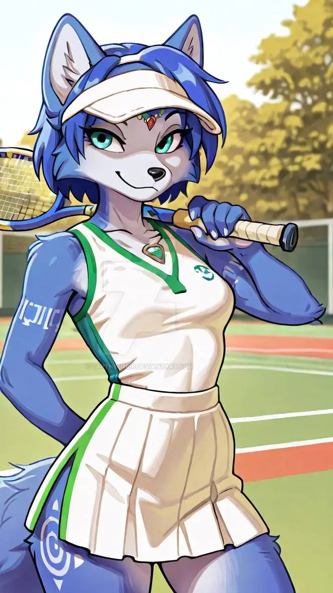 ai character: Krystal background