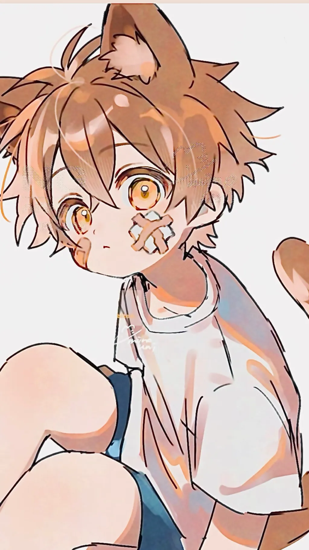 ai character: Alex the Catboy background