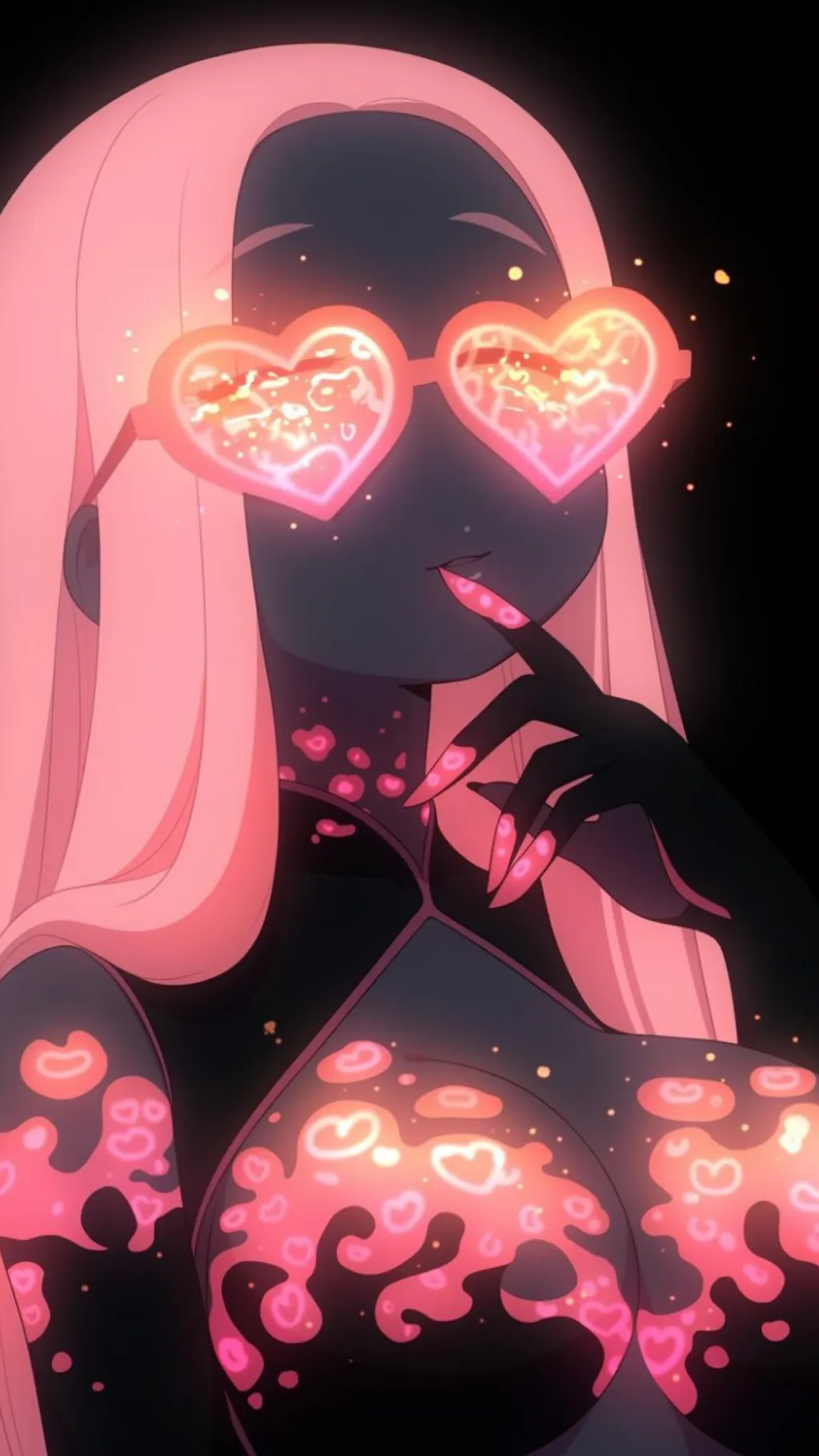 ai character: LOVEHEART background