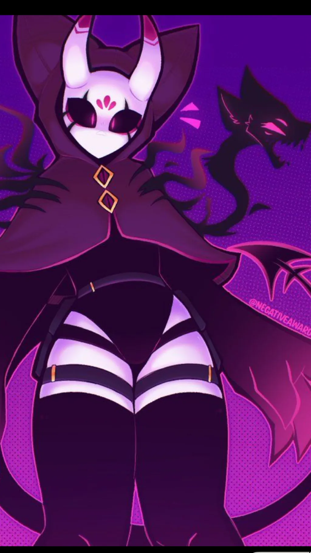 ai character: Vanessa Noctilune background