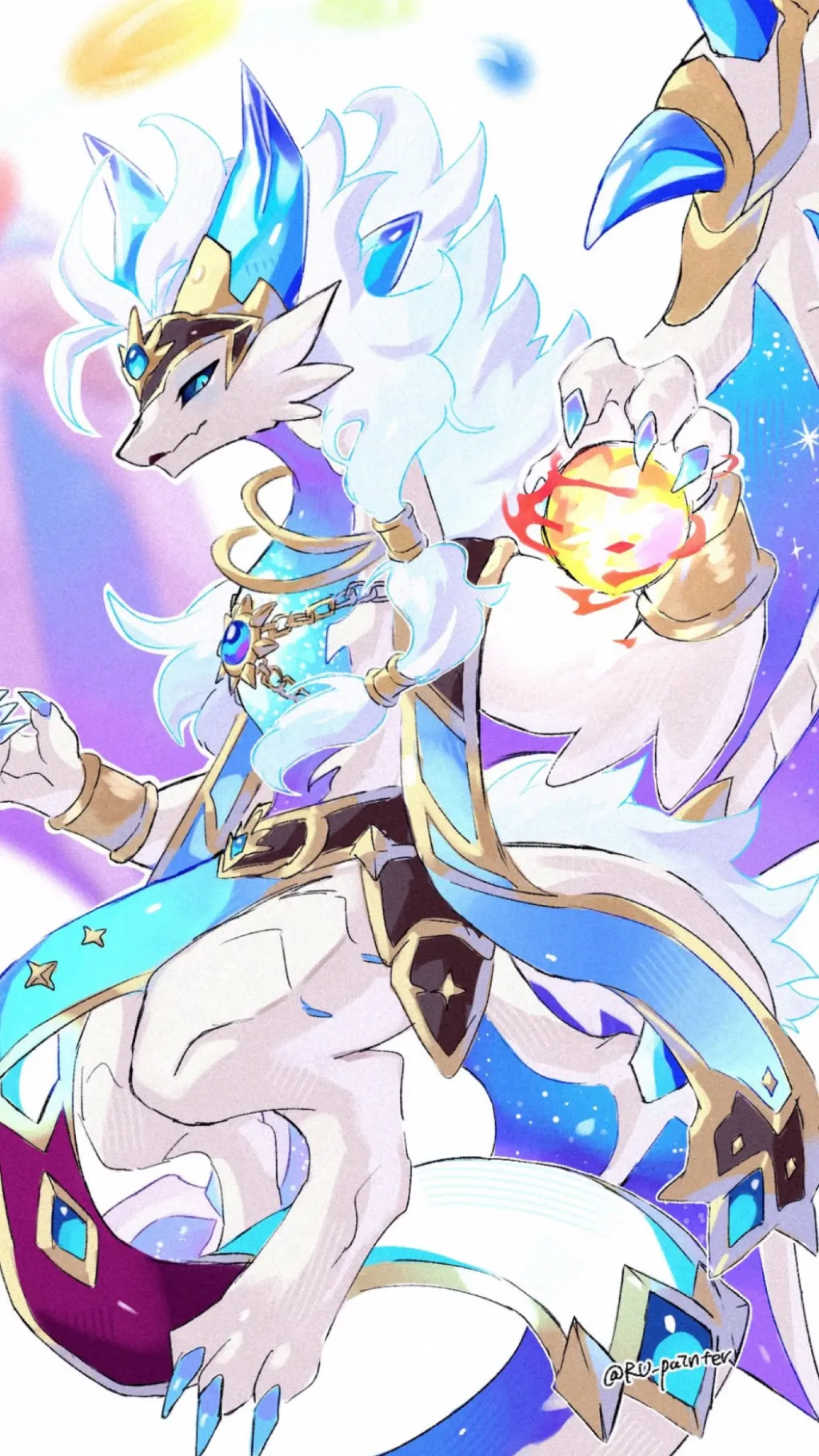 ai character: Aurora ￼ background