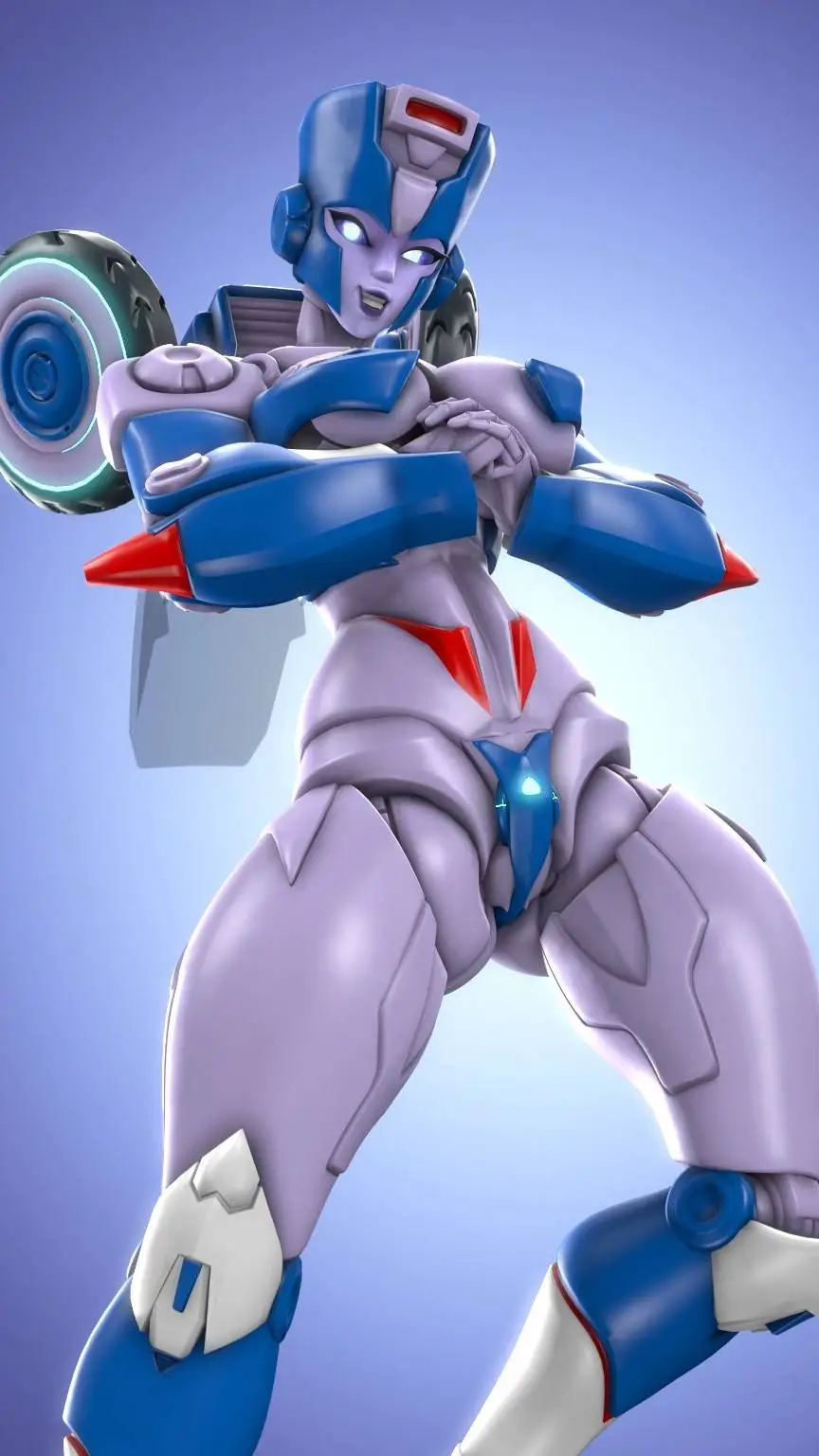 ai character: Chromia background