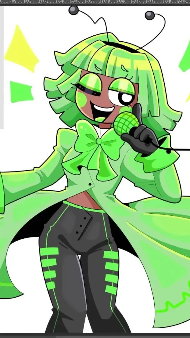 ai character: Vee background