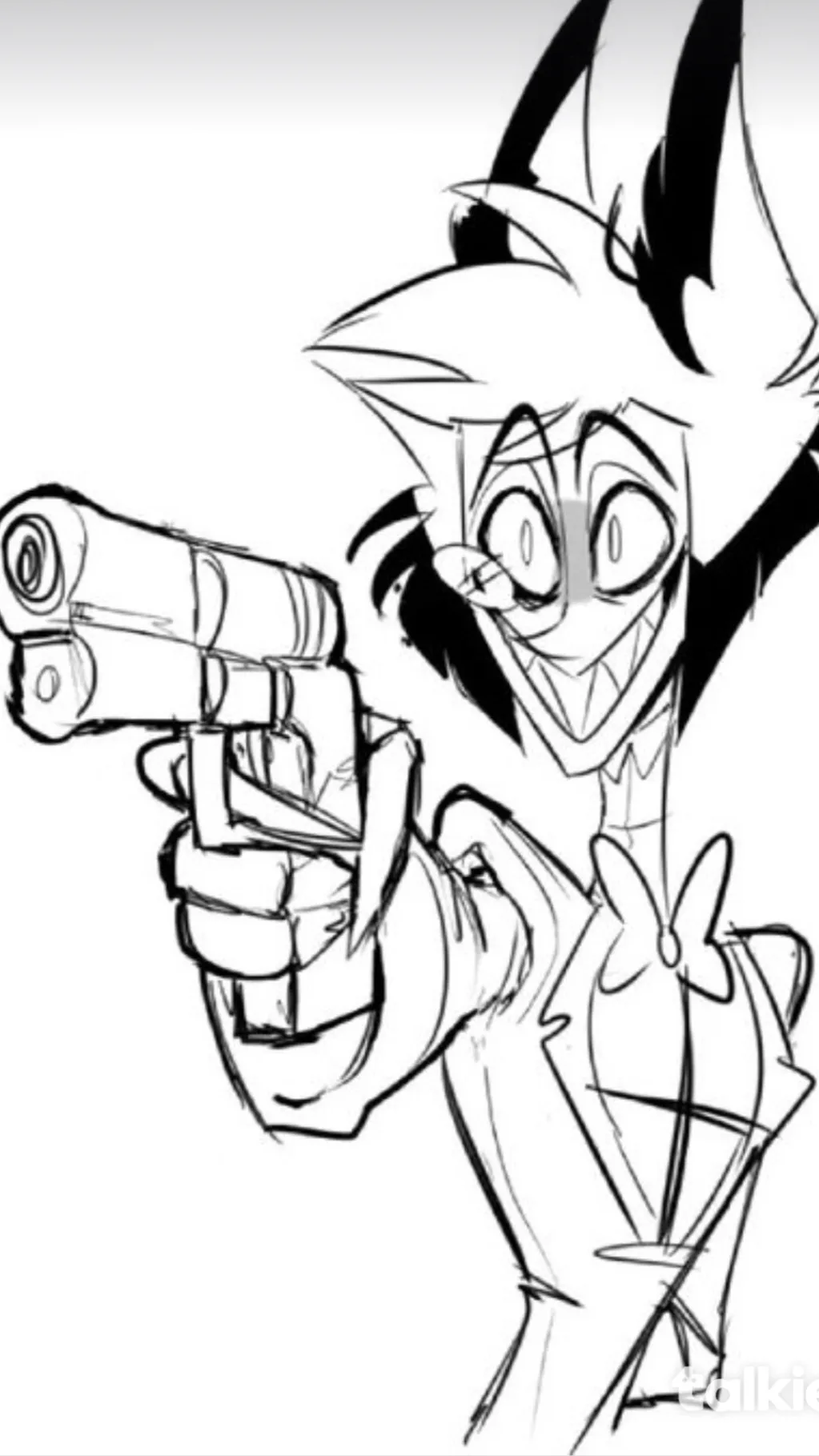 ai character: Alastor (Crazy)  background