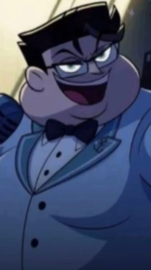 ai character: Fat vox (human) background