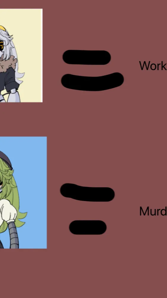 ai character: Koi = murder drone background