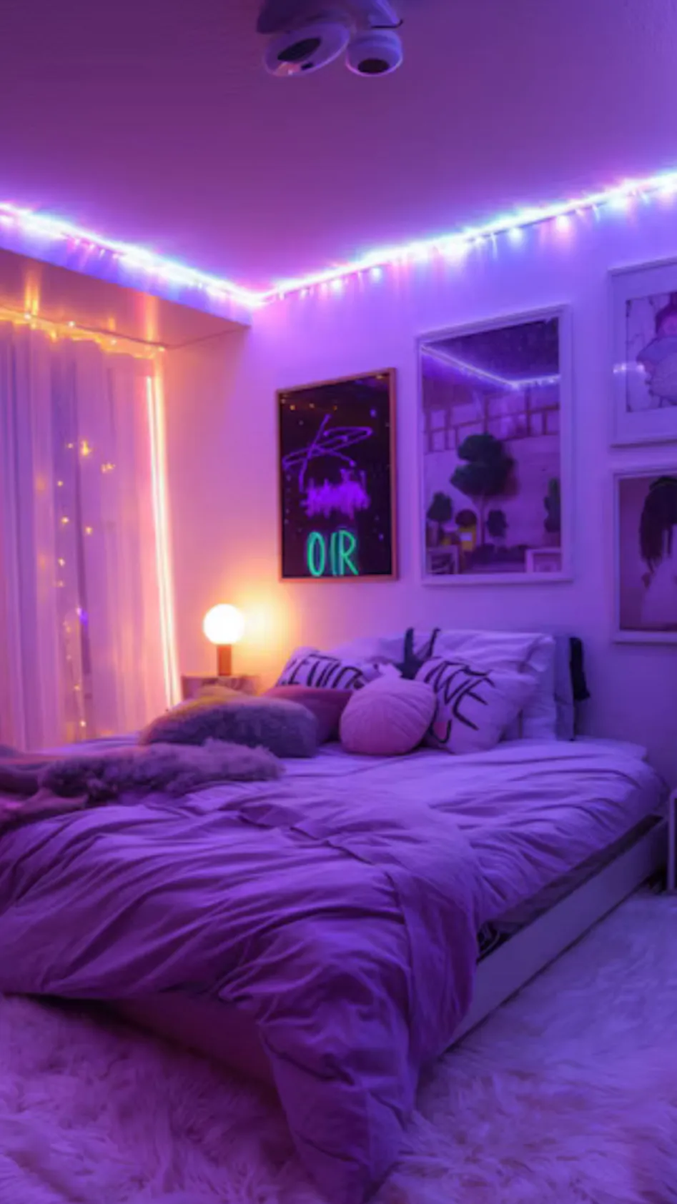 ai character: ~💜sleepover💜~ background