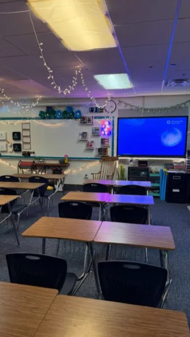 ai character: Classroom background