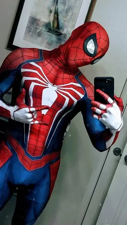 ai character: Spiderman V2 background