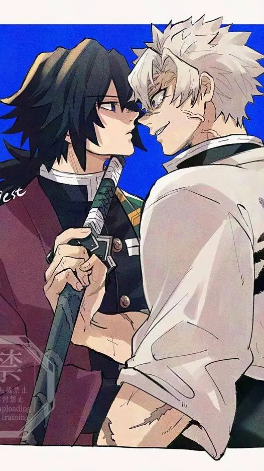 ai character: Gyuu X Sanemi  background