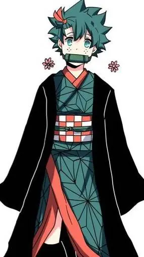 ai character: Ochaco X Izuku DS background