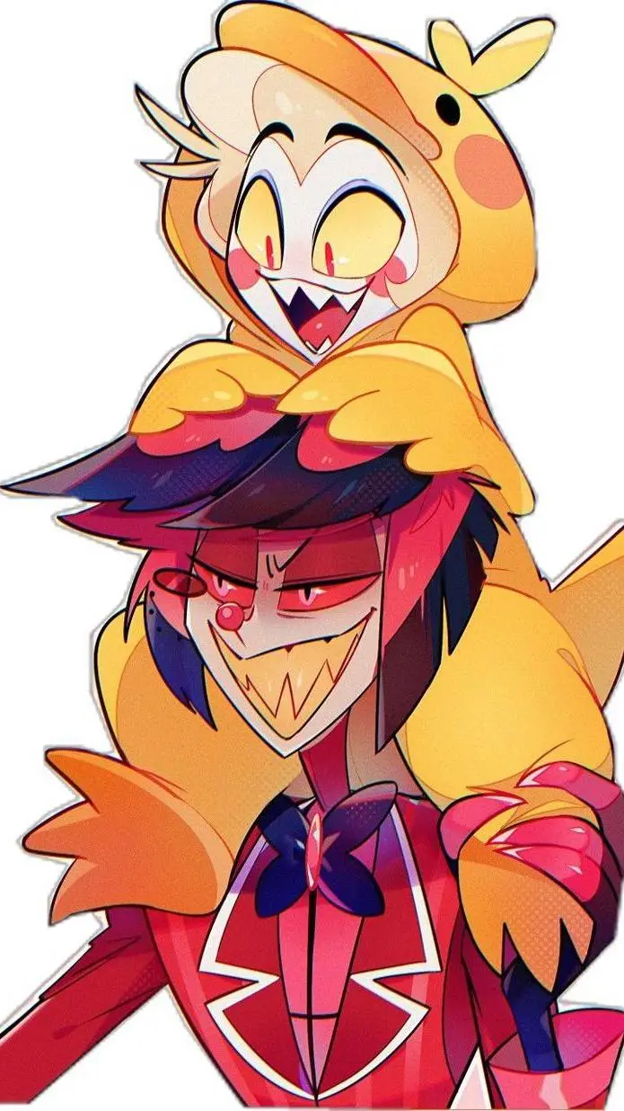 ai character: Found love in hell background