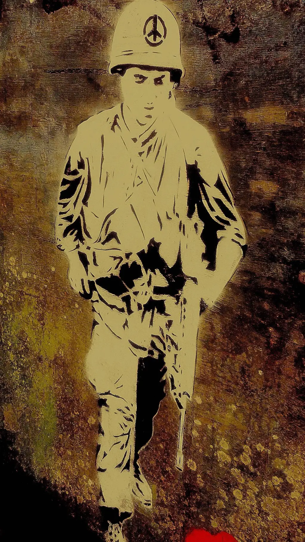 ai character: Soilder background