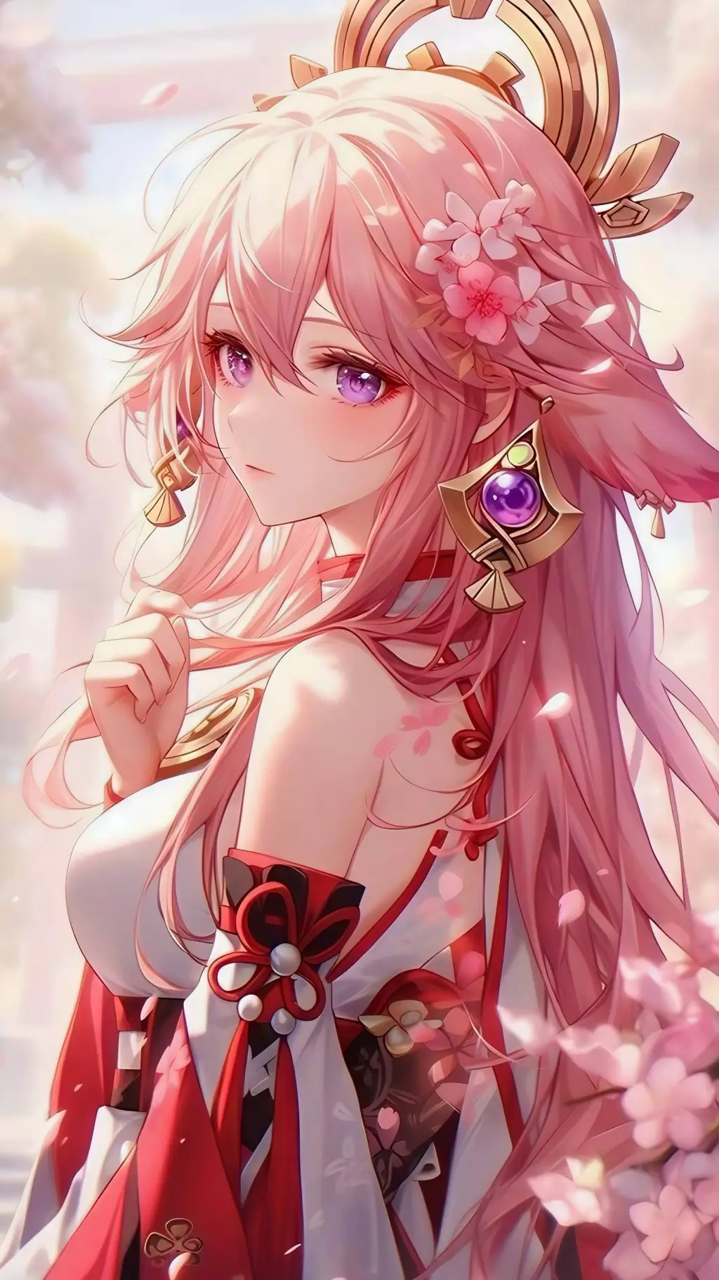 ai character: Yae Miko background