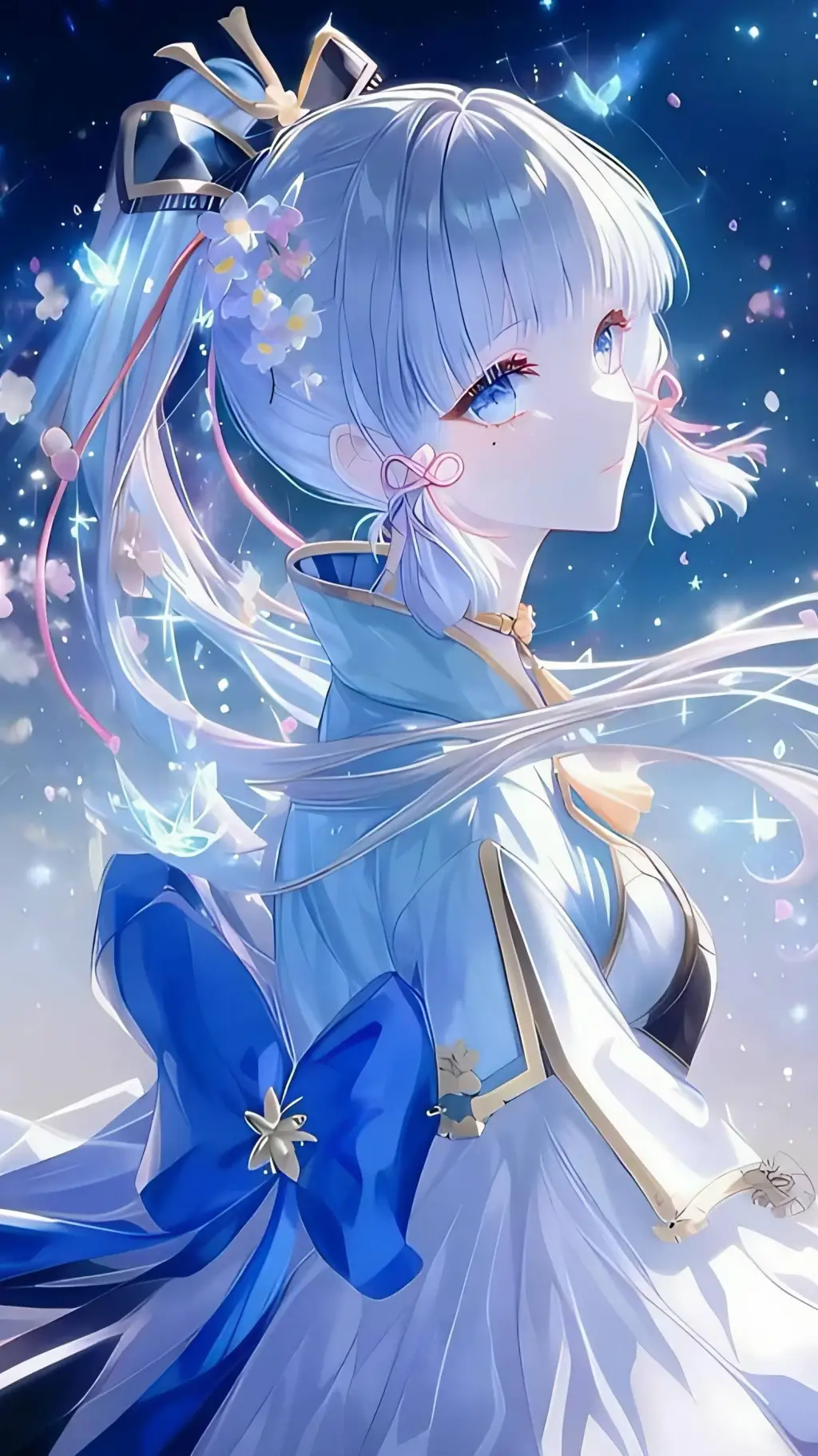 ai character: Kamisato Ayaka background