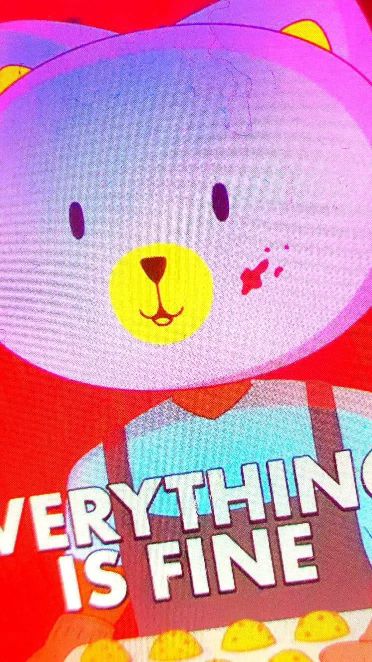 ai character: everything is fine background