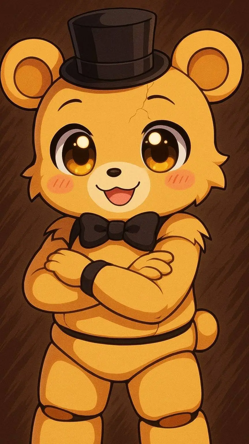 ai character: golden freddy background