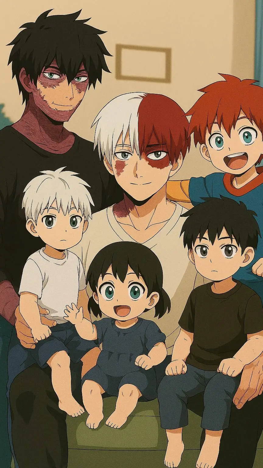 ai character: dabi x shoto background