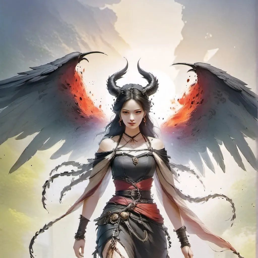 chat with ai character: fallen 😇 😈 👑