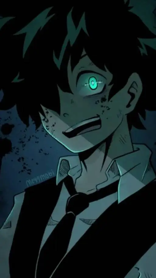 ai character: villain Deku  background