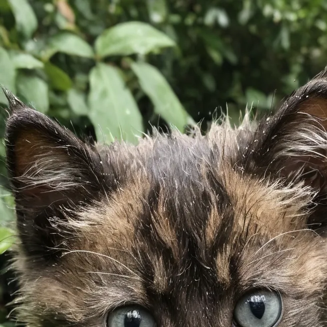 chat with ai character: Stray kitten