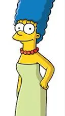 ai character: Marge Simpson  background