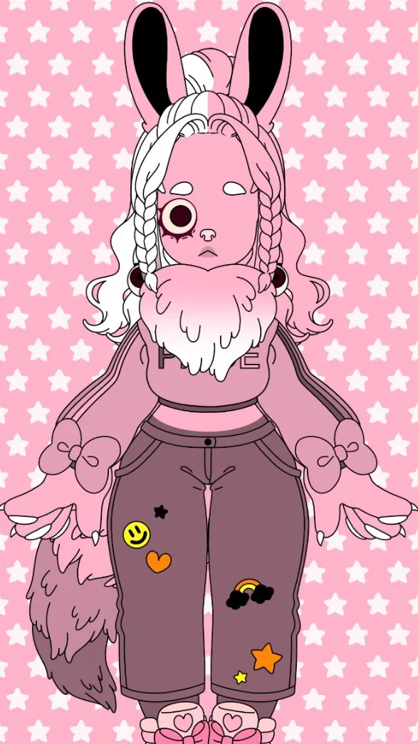 ai character: LaLa￼ Lou background