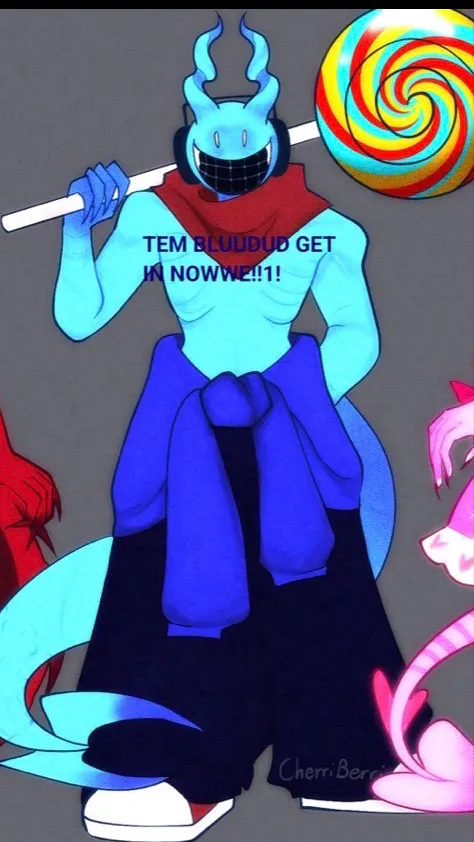 ai character: 🔵 Bluudud￼ 🔵 background