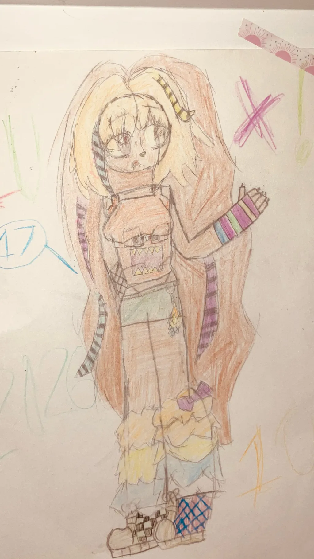 ai character: LUX a.k.a LUXY background
