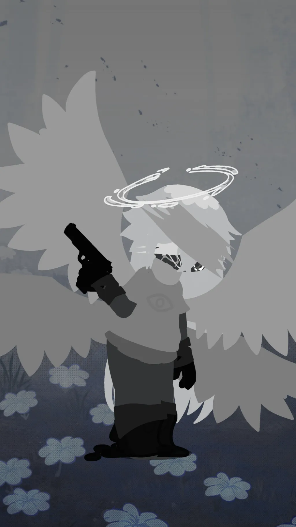 ai character: Static background