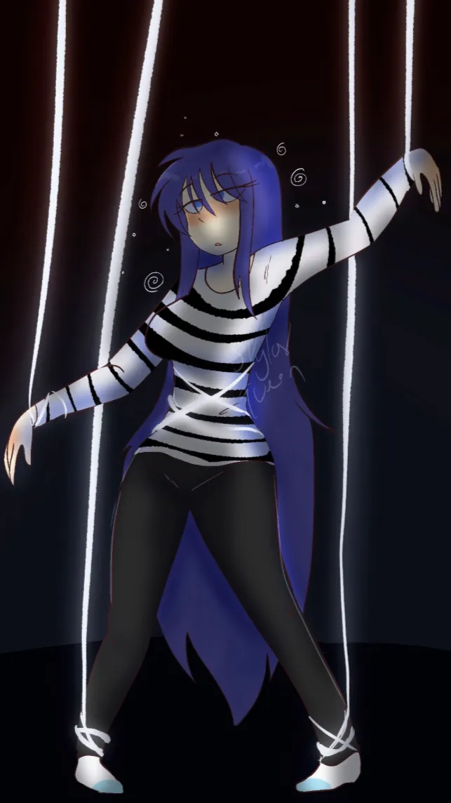 ai character: Hypnotized girl background