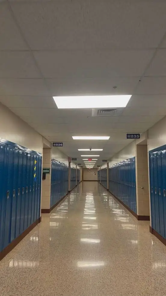 ai character: FNAF.SB in school background