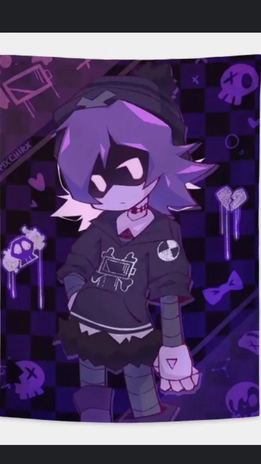 ai character: Uzi doorman background